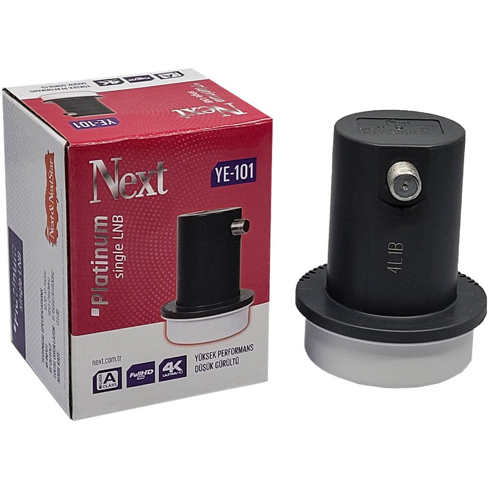 NEXT 0.1 dB 4K Tek Çıkışlı (Single) LNB Tekli Lnb